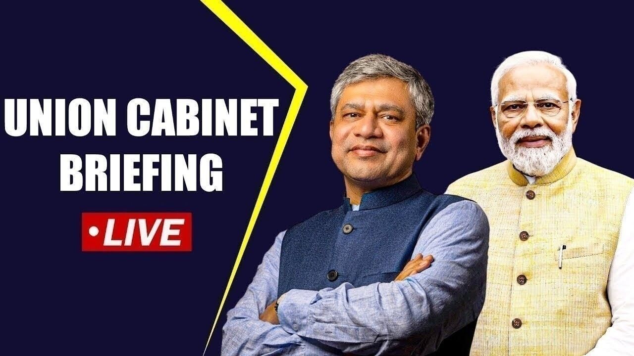 Ashwini Vaishnaw Briefs Media on Union Cabinet Decisions