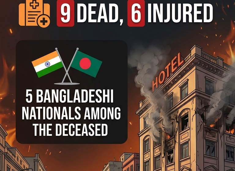KOLKATA HOTEL FIRE: 9 DEAD, 6 INJURED